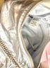 Banana Republic Silver Leather Hobo Size Small - photo 6