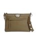 Brighton 90% Leather 100% Leather Solid Green Crossbody Bag One size - photo 1