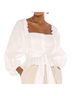 Shona Joy White Short Sleeve Blouse Size 2 - photo 6