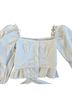 Shona Joy White Short Sleeve Blouse Size 2 - photo 4