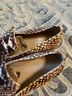 Free People Animal Print Brown White Flats Size EU 38 - photo 5