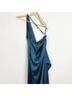 Lexi Solid Blue Cocktail Dress Size 8 - photo 7