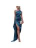 Lexi Solid Blue Cocktail Dress Size 8 - photo 1