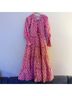 Figue Floral Pink Cocktail Dress Size S - photo 2