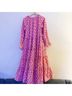 Figue Floral Pink Cocktail Dress Size S - photo 5