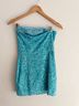 retrofête 100% Polyester 5% Lycra Blue Cocktail Dress Size XS - photo 5