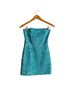 retrofête 100% Polyester 5% Lycra Blue Cocktail Dress Size XS - photo 2