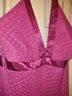 David's Bridal 100% Polyester Polka Dots Multi Color Pink Cocktail Dress Size 8 - photo 4