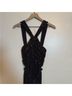 Ramy Brook Black Silver Overalls Size 41 waist - photo 5