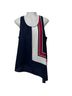 Joie 100% Polyester Print Red Blue Tank Top Size L - photo 4