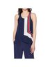 Joie 100% Polyester Print Red Blue Tank Top Size L - photo 1