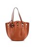Loewe 100% Leather Brown Shell Tote Perforated Leather Large One size - photo 1