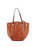 Loewe 100% Leather Brown Shell Tote Perforated Leather Large One size - photo 4