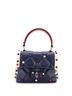 Valentino Garavani 100% Leather Blue Candystud Top Handle Bag Leather Mini One size - photo 1