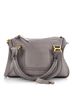 Chloé 100% Leather Gray Marcie Satchel Leather Medium One size - photo 1