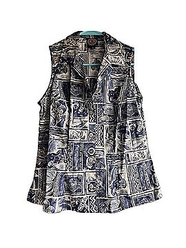 Harley Davidson Sleeveless Button Down Shirt