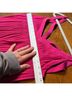 Massimo Dutti 100% Polyester 100% Viscose Pink Cocktail Dress Size 8 - photo 7