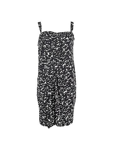 Max Mara  Max Mara Printed Sleeveless Knee-Length Dress in Black and White Cotton (view 2)