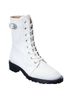 Stuart Weitzman 100% Leather White Boots Size 9 - photo 1