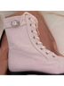 Stuart Weitzman 100% Leather White Boots Size 9 - photo 6