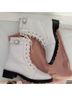 Stuart Weitzman 100% Leather White Boots Size 9 - photo 5