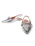 Intentionally Blank 100% Leather Silver Flats Size 9 - photo 1