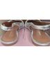 Intentionally Blank 100% Leather Silver Flats Size 9 - photo 7