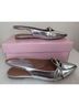 Intentionally Blank 100% Leather Silver Flats Size 9 - photo 5