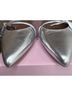 Intentionally Blank 100% Leather Silver Flats Size 9 - photo 6