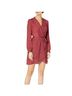 Paige 100% Polyester Print Red Casual Dress Size XS - photo 1