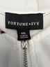 Fortune + Ivy 100% Polyester Floral White Pink Sleeveless Blouse Size XXL - photo 3