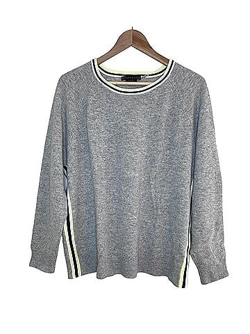 Alice + Olivia moira side stripe sweater Pullover Sweater (view 1)