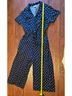 Universal Thread 100% Rayon Print Black White Jumpsuit Size M - photo 6