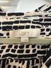 Ann Taylor LOFT 100% Polyester Print Black White Pink Long Sleeve Button-Down Shirt Size S - photo 3