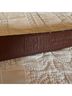 Jos. A. Bank 100% Leather Solid Black Belt Size M - photo 3