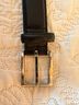 Jos. A. Bank 100% Leather Solid Black Belt Size M - photo 6