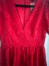 Gianni Bini 100% Polyester 85% Polyester 5% Elastane Red Cocktail Dress Size 2 - photo 7