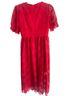 Gianni Bini 100% Polyester 85% Polyester 5% Elastane Red Cocktail Dress Size 2 - photo 2