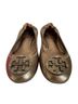 Tory Burch Brown Gold Flats Size 7 - photo 1