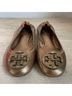 Tory Burch Brown Gold Flats Size 7 - photo 10
