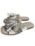 Tory Burch White Sandals Size 6 - photo 2