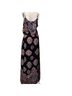 Vanilla Bay 100% Polyester Paisley Black Blue Casual Dress Size M - photo 2