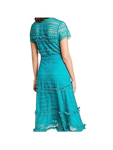 Anthropologie Dashing Lace Midi Dress Cocktail Dress (view 2)