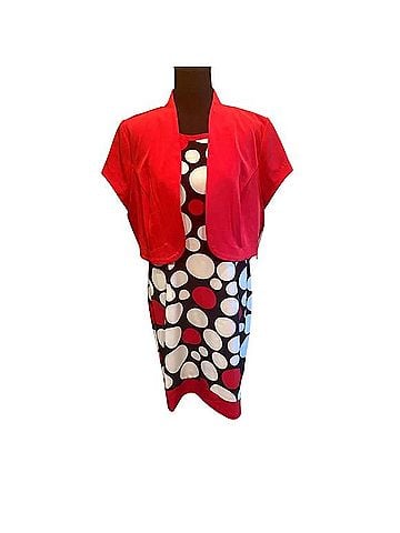 Class Club by Dillard's LDH252-816J-RED/RED Casual Dress (view 1)