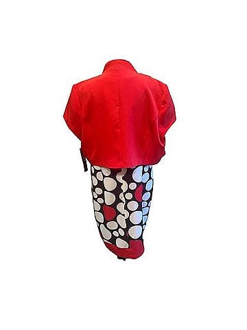 Class Club by Dillard's LDH252-816J-RED/RED Casual Dress (view 2)