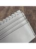 Hobo The Original 100% Leather Solid Gray Tan Leather Wallet One size - photo 5