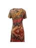 Unknown CC Floral Pink Tan Casual Dress Size S - photo 2