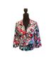 Savvy Print Multi Color Blazer Size 12 - photo 1