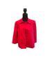 Judith Hart 98% Cotton 2% Spandex 100% Polyester Stripes Red Black Blazer Size 12 - photo 1
