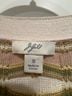 J.Jill Stripes Multi Color Yellow Green Cardigan Size S - photo 3